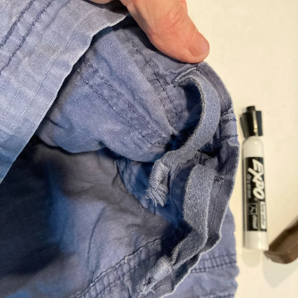 OP 100% Cotton Cargo Shorts Activewear Outdoorsy Pockets Blue/Denim Color